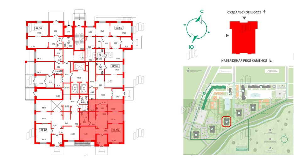 Помещение в ЖК Заповедный парк, 97.1 м², 1 этаж