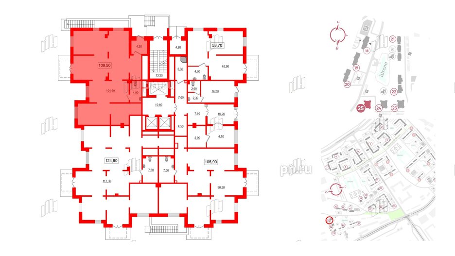 Помещение в ЖК Цивилизация, 108.1 м², 1 этаж