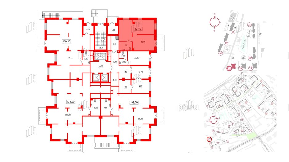 Помещение в ЖК Цивилизация, 129.2 м², 1 этаж