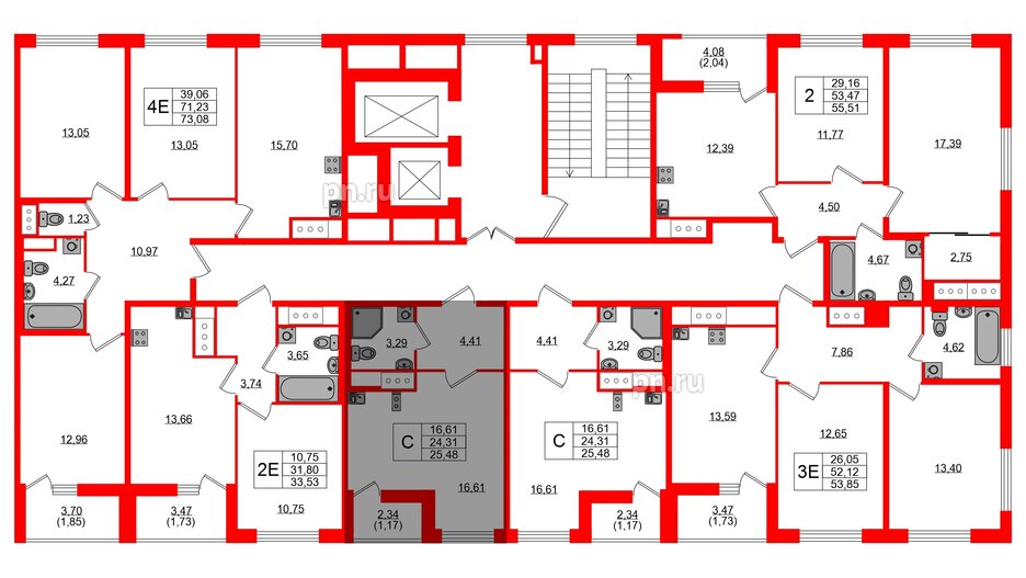 Квартира в ЖК UP-квартал Новый Московский, студия, 25.31 м², 10 этаж