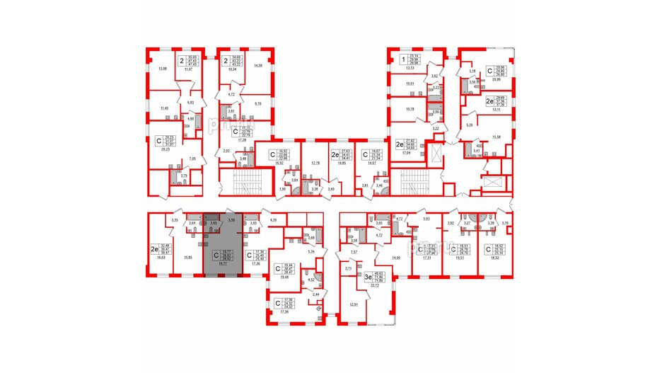 Апартаменты в ЖК ZOOM Черная речка, студия, 28.92 м², 5 этаж