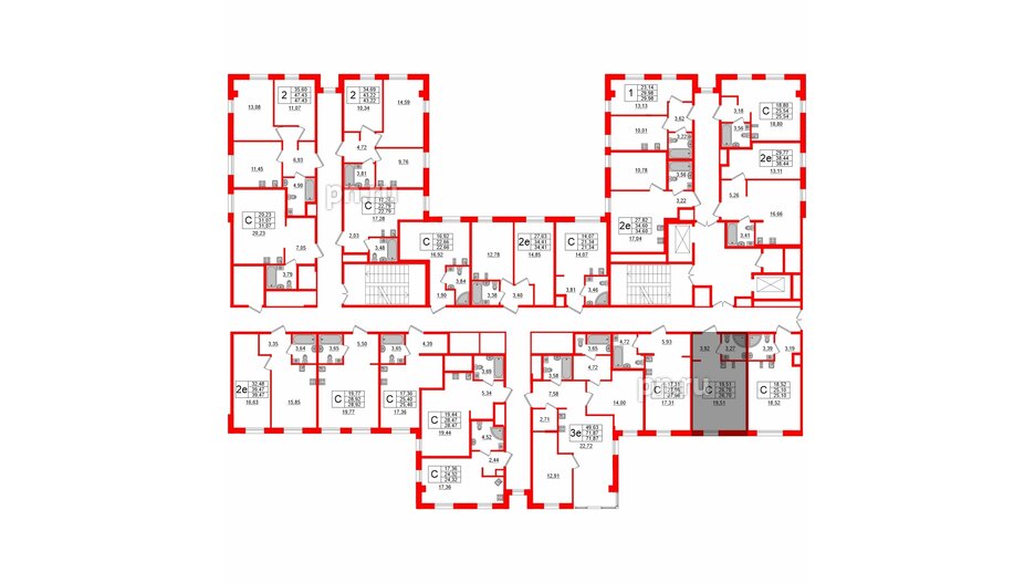 Апартаменты в ЖК ZOOM Черная речка, студия, 26.7 м², 6 этаж