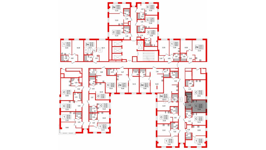 Апартаменты в ЖК ZOOM Черная речка, студия, 20.63 м², 10 этаж