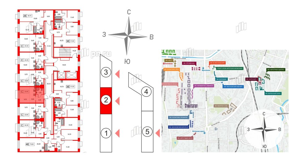 Квартира в ЖК Аэронавт, студия, 22.6 м², 12 этаж