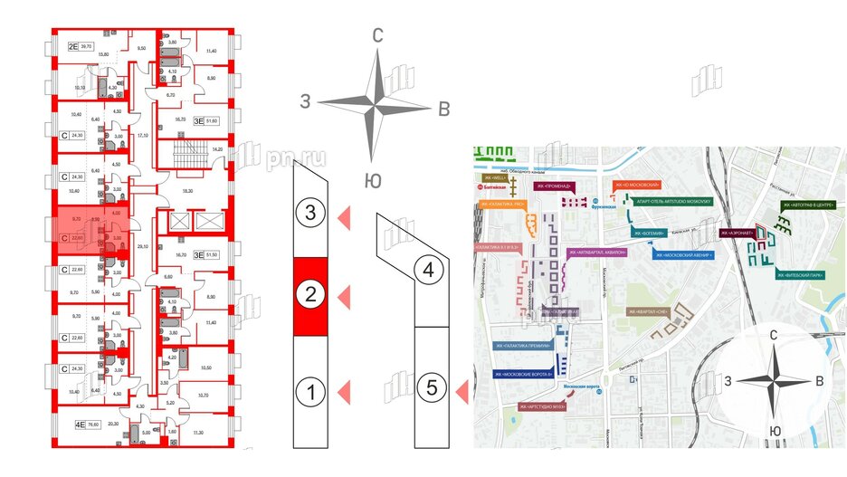 Квартира в ЖК Аэронавт, студия, 22.6 м², 12 этаж