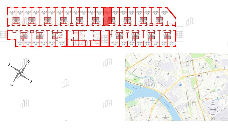 Апартаменты в ЖК Вертикаль на Лесной, студия, 14.8 м², 2 этаж