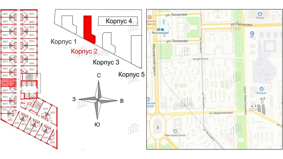 Апартаменты в ЖК Вертикаль на Московской (корп.2), студия, 16.94 м², 25 этаж