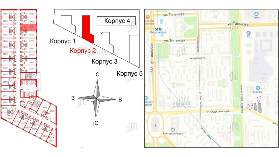 Апартаменты в ЖК Вертикаль на Московской (корп.2), студия, 16.5 м², 25 этаж