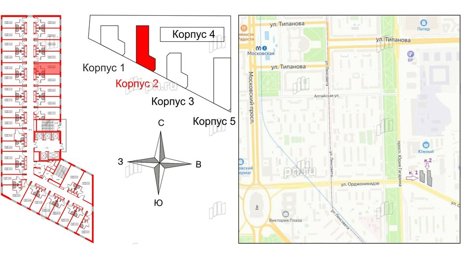 Апартаменты в ЖК Вертикаль на Московской (корп.2), студия, 16.5 м², 25 этаж