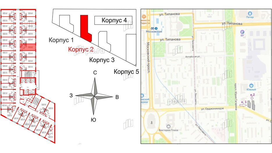 Апартаменты в ЖК Вертикаль на Московской (корп.2), студия, 16.5 м², 25 этаж