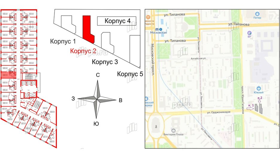 Апартаменты в ЖК Вертикаль на Московской (корп.2), студия, 28.2 м², 5 этаж