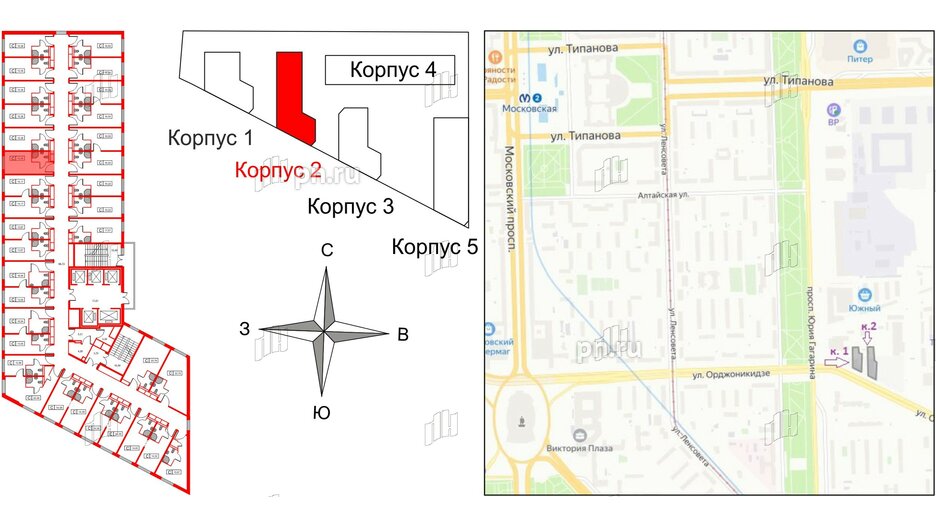 Апартаменты в ЖК Вертикаль на Московской (корп.2), студия, 15.36 м², 6 этаж