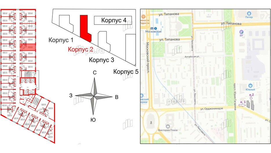 Апартаменты в ЖК Вертикаль на Московской (корп.2), студия, 16.5 м², 10 этаж