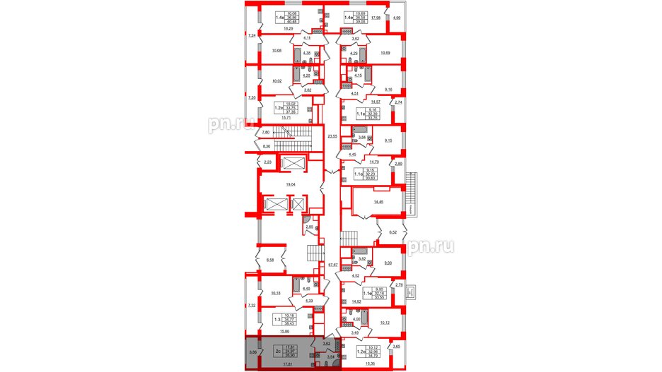 Квартира в ЖК «Город звёзд», студия, 24.97 м², 1 этаж