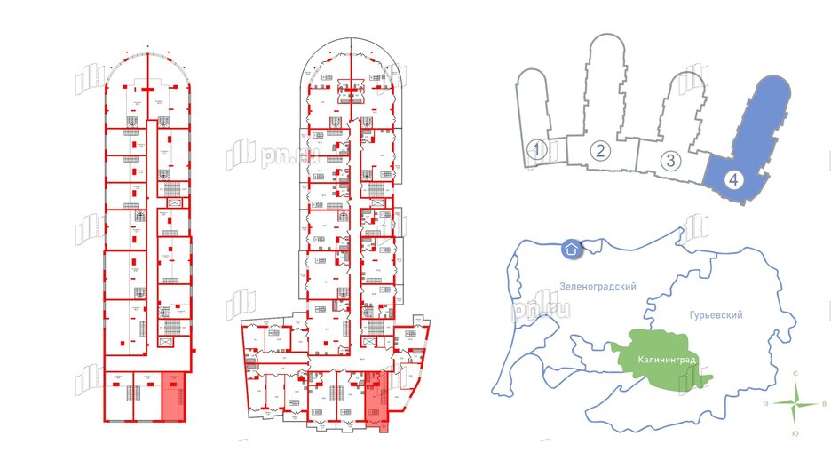 Апартаменты в ЖК «Русь», студия, 43.73 м², 5 этаж