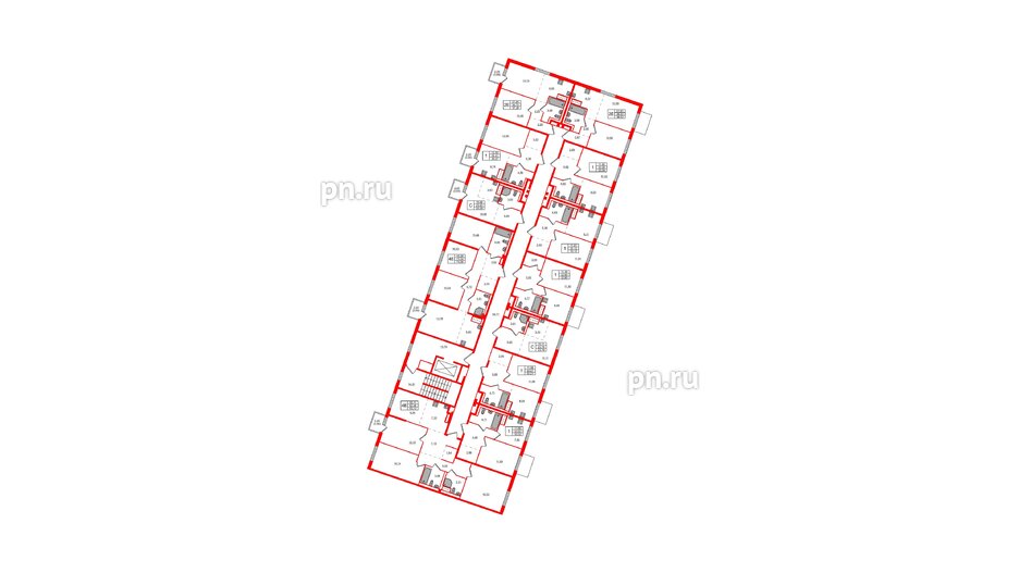 Квартира в ЖК Квартал Лаголово, 3 комнатная, 83.12 м², 6 этаж