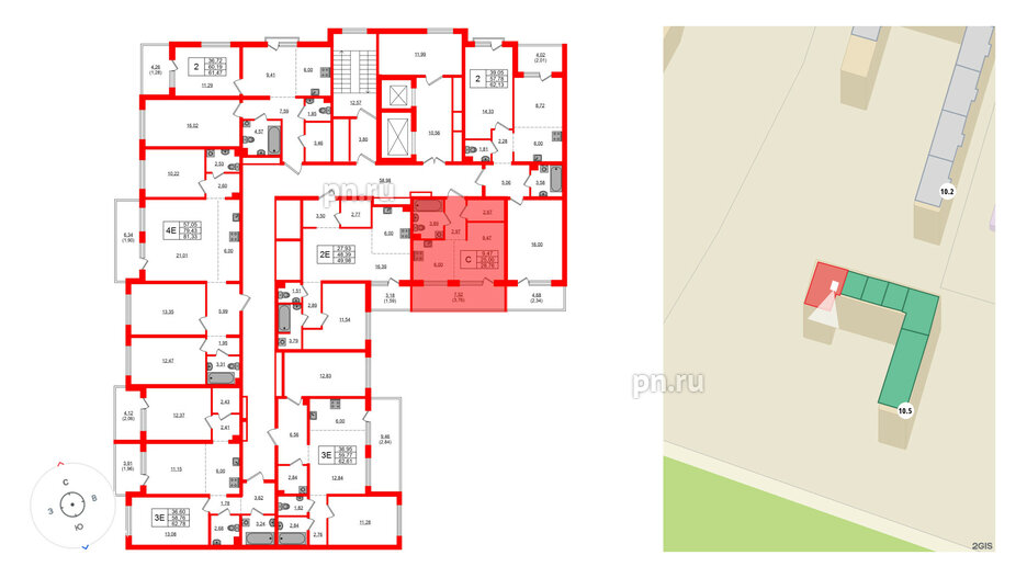 Квартира в ЖК «ЛесART», студия, 28.76 м², 2 этаж