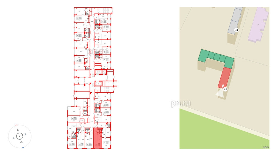 Квартира в ЖК «ЛесART», студия, 27.94 м², 1 этаж