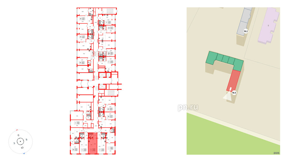 Квартира в ЖК «ЛесART», студия, 27.94 м², 1 этаж