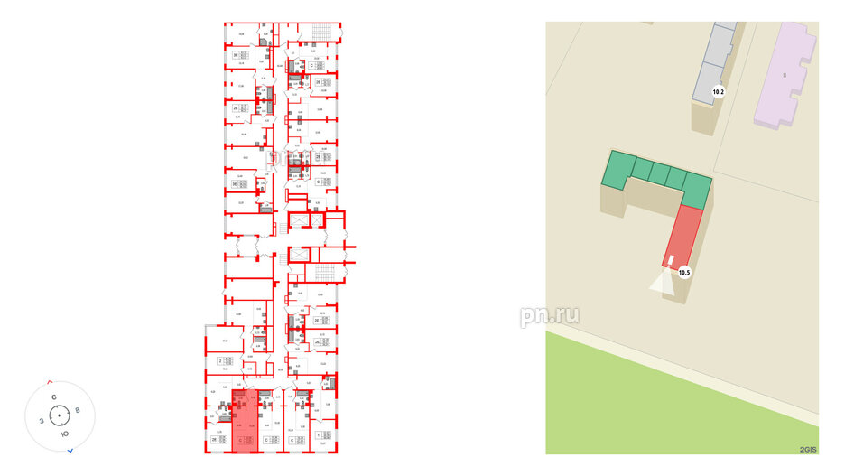 Квартира в ЖК «ЛесART», студия, 27.94 м², 1 этаж