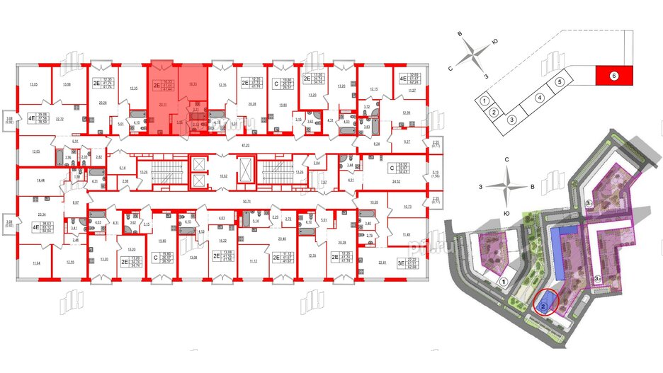 Квартира в ЖК Максималист, 1 комнатная, 41.44 м², 15 этаж