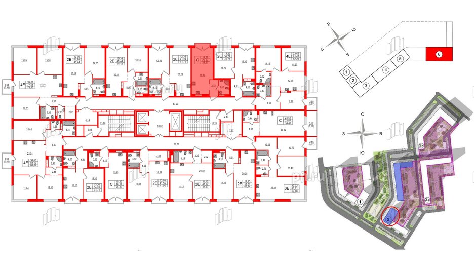 Квартира в ЖК Максималист, студия, 26.57 м², 15 этаж