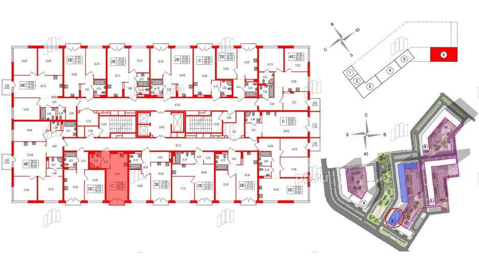 Квартира в ЖК Максималист, студия, 26.57 м², 13 этаж