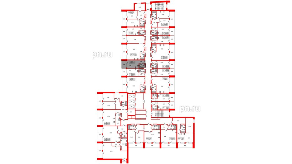 Апартаменты в ЖК Морская Ривьера, студия, 24.5 м², 10 этаж