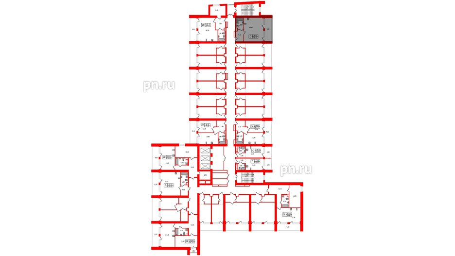 Апартаменты в ЖК Морская Ривьера, студия, 48.1 м², 4 этаж