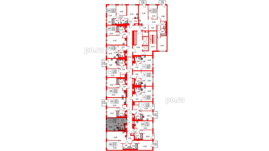 Квартира в ЖК Невская долина, студия, 21.9 м², 11 этаж