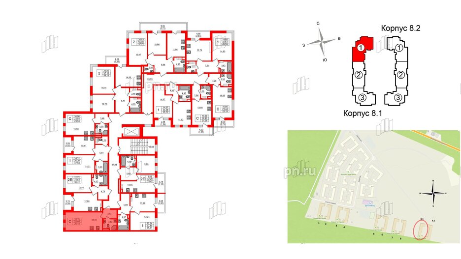 Квартира в ЖК Новая история, студия, 25.44 м², 4 этаж