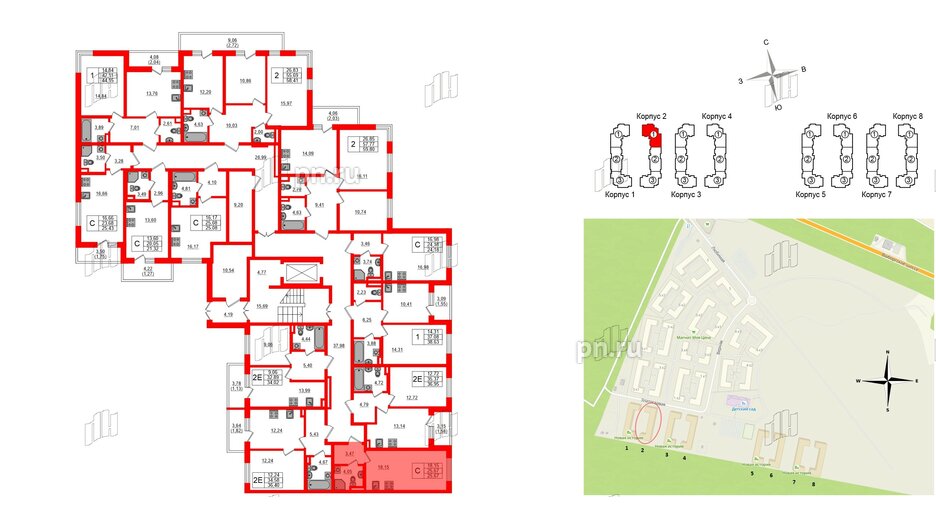 Квартира в ЖК Новая история, студия, 25.67 м², 1 этаж