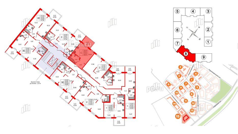 Квартира в ЖК Образцовый квартал, студия, 29.92 м², 4 этаж