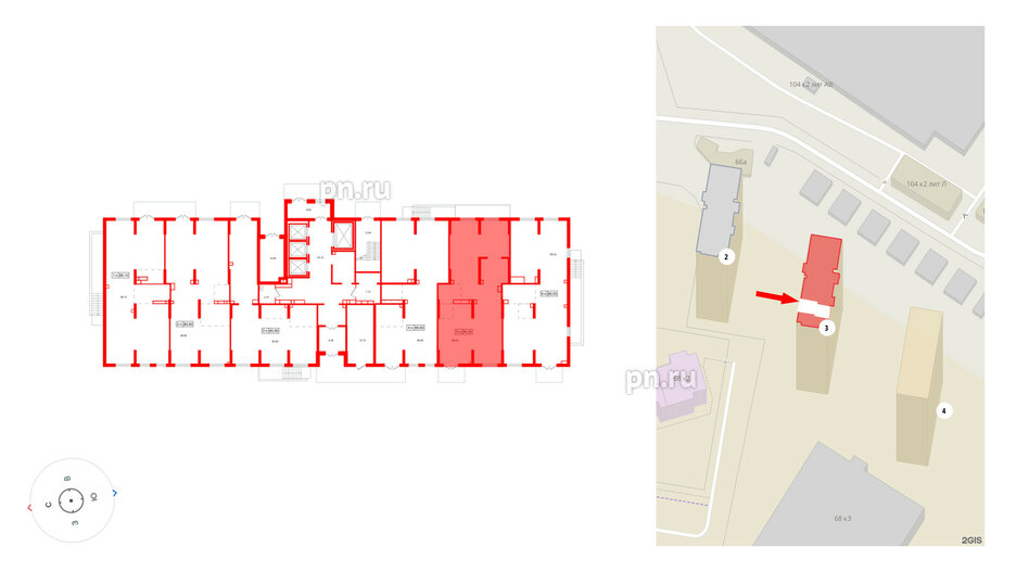 Помещение в ЖК Октябрьская набережная, 89.3 м², 1 этаж
