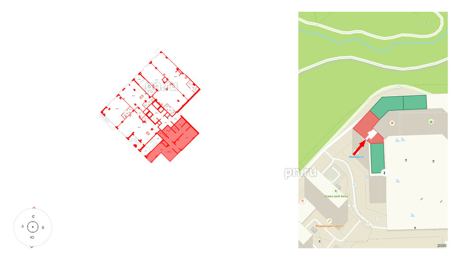 Помещение в ЖК Европейский парк, 126.9 м², 1 этаж