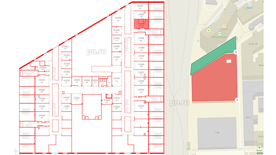 Помещение в ЖК Моско, 31.04 м², 3 этаж