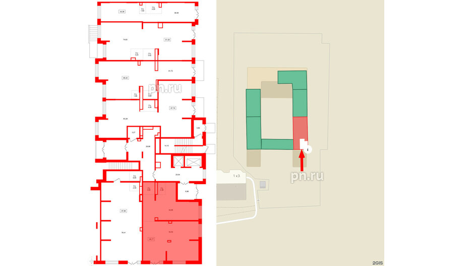 Помещение в ЖК Аквилон VERBA, 95.77 м², 1 этаж