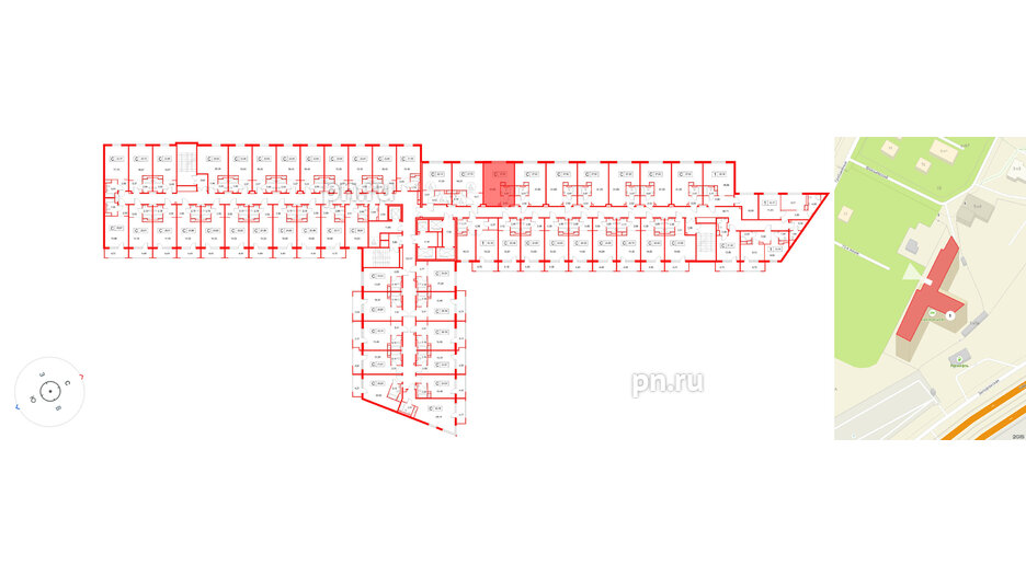 Апартаменты в ЖК «Космос Смарт Южный», студия, 27.52 м², 9 этаж