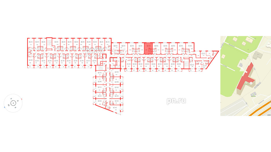 Апартаменты в ЖК «Космос Смарт Южный», студия, 27.52 м², 7 этаж