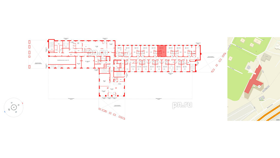 Апартаменты в ЖК «Космос Смарт Южный», студия, 25.84 м², 1 этаж