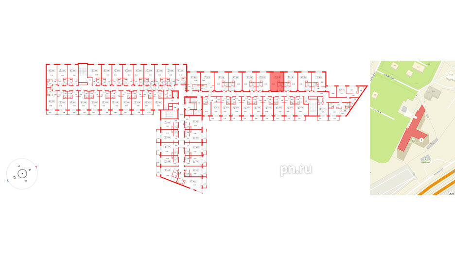 Апартаменты в ЖК «Космос Смарт Южный», студия, 27.52 м², 9 этаж