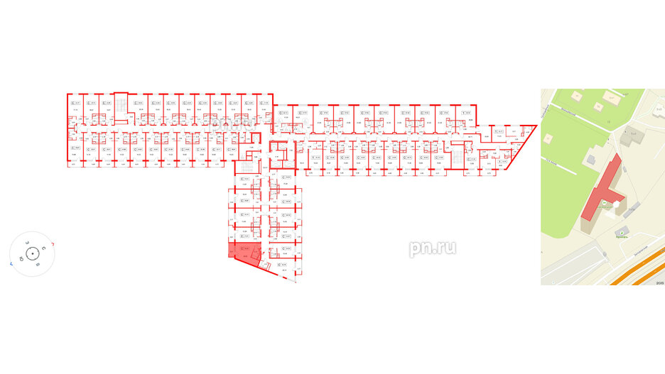 Апартаменты в ЖК «Космос Смарт Южный», студия, 28.22 м², 10 этаж
