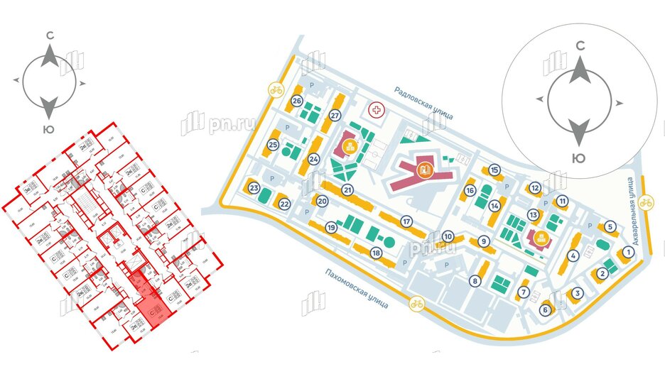 Квартира в ЖК «Ручьи–2», студия, 20.28 м², 18 этаж