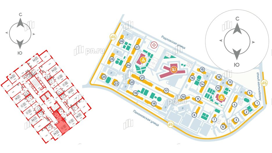 Квартира в ЖК «Ручьи–2», студия, 19.91 м², 6 этаж