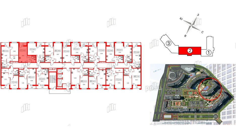 Квартира в ЖК Урбанист, студия, 24 м², 10 этаж