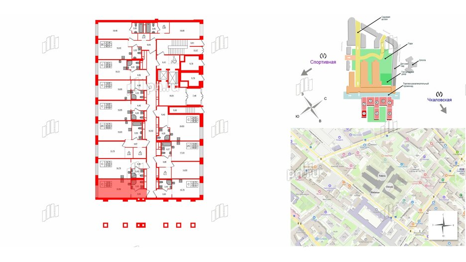 Квартира в ЖК AVANT, студия, 26.05 м², 1 этаж