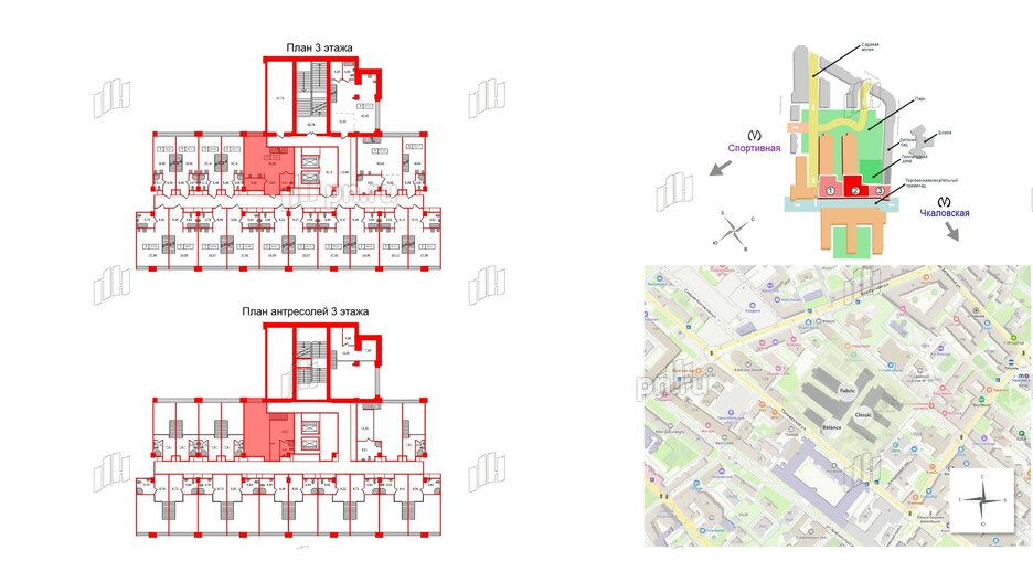 Апартаменты в ЖК AVANT, 1 комнатные, 76.2 м², 3 этаж