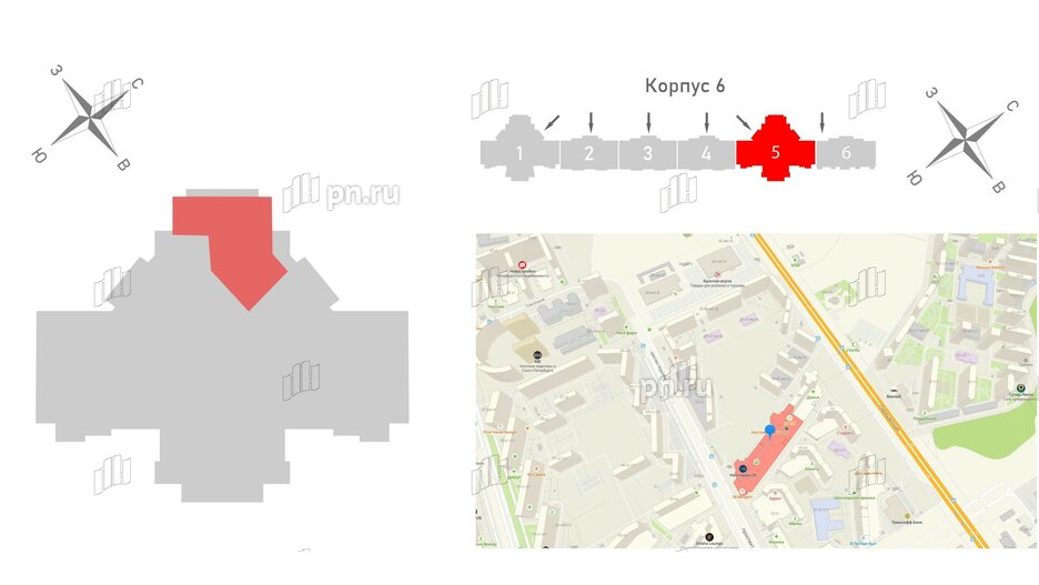 Квартира в ЖК Юбилейный квартал, 3 комнатная, 103.5 м², 2 этаж