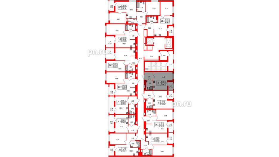 Квартира в ЖК Южная Нева, студия, 29.11 м², 3 этаж