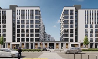 Квартира в ЖК «Кронунг Юг», 1 комнатная, 44.1 м², 3 этаж
